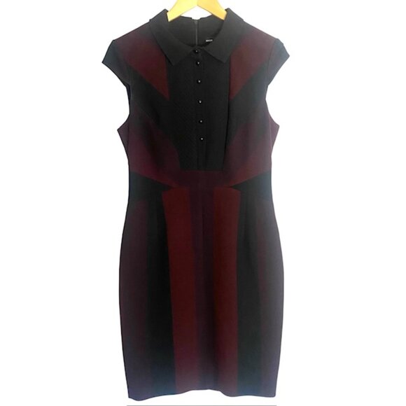 Karen Millen Cap Sleeve Button Front Dress 10 - Picture 1 of 6